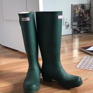 Tall Green Hunter Boots